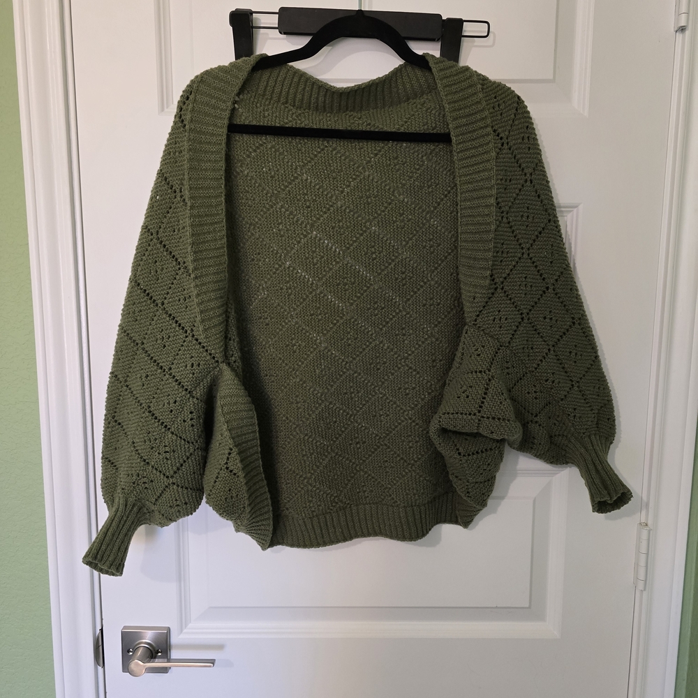 Olive Green Women's Knit Sweater